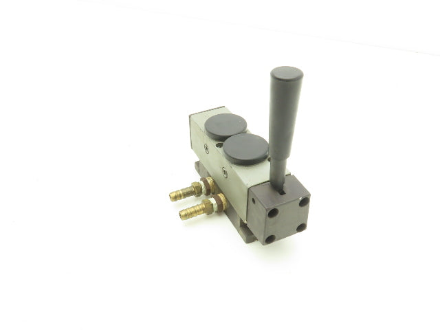 Rexroth R431008498 TaskMaster Pneumatic Directional Valve 3-Pos Lever 200psi