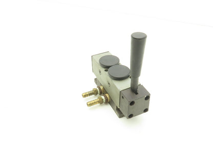 Rexroth R431008498 TaskMaster Pneumatic Directional Valve 3-Pos Lever 200psi