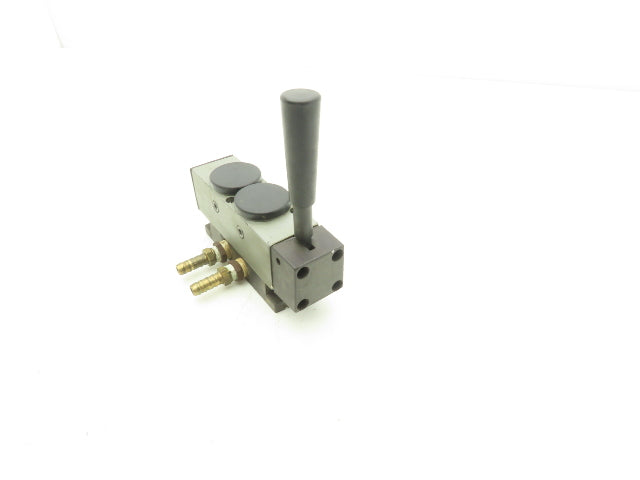 Rexroth R431008498 TaskMaster Pneumatic Directional Valve 3-Pos Lever 200psi