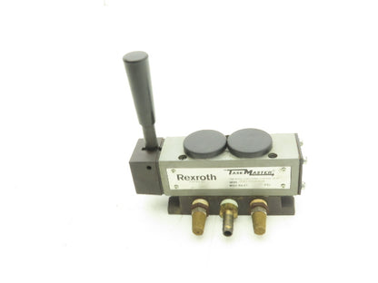Rexroth R431008498 TaskMaster Pneumatic Directional Valve 3-Pos Lever 200psi