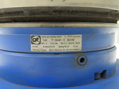 Alpha TP 050-MF1-10-060-000 Servo Gearbox 10:1 Inline Reducer
