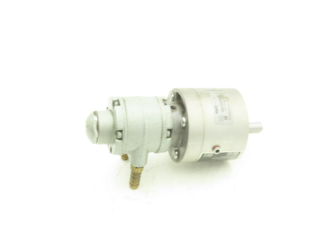 Gast 1UP-NRV-4-GR11 Pneumatic Air Motor 15:1 Gear Ratio 400 RPM 1/3Hp