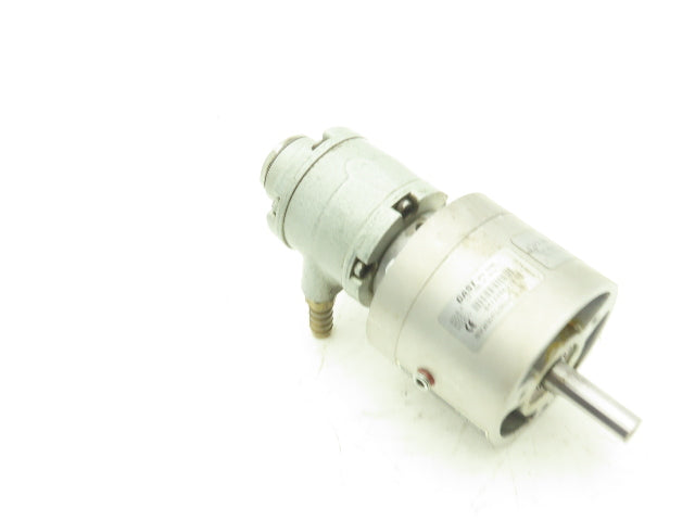 Gast 1UP-NRV-4-GR11 Pneumatic Air Motor 15:1 Gear Ratio 400 RPM 1/3Hp