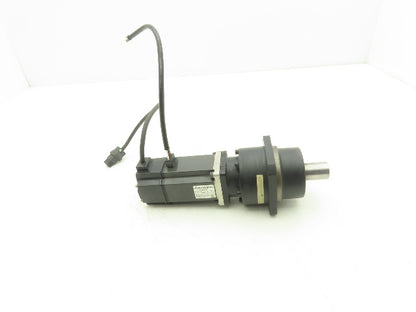 Mitsubishi HC-MF43G1 AC Servo Gearmotor 12:1 Reducer 250RPM 122V 3Ph Inline