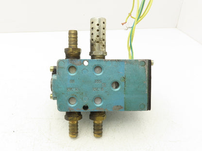MAC 6511B-211-PM-111DA Pneumatic Solenoid Valve W/Base 150PSI 120VAC PME-111DABE