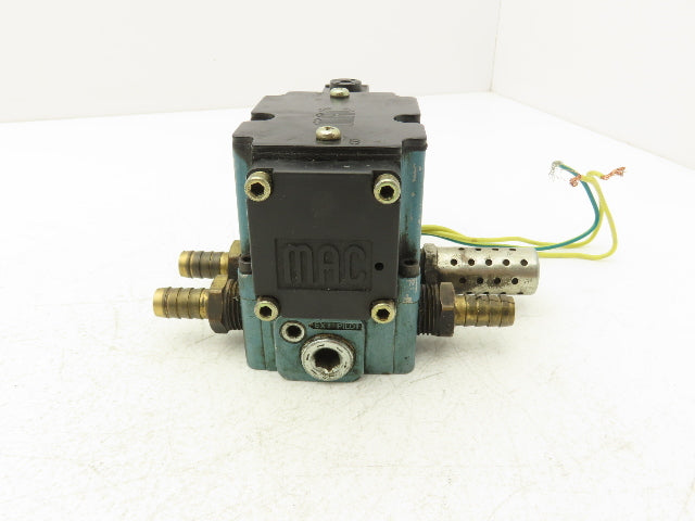 MAC 6511B-211-PM-111DA Pneumatic Solenoid Valve W/Base 150PSI 120VAC PME-111DABE