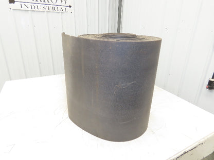 18"W x 90' Soft Top Rubber Fabric Conveyor Belt Gray Reversible 1/8"Thick