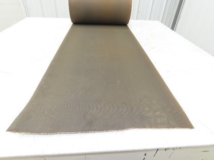 18"W x 40' Tan Rubber Conveyor Belt Nylon Back 40' Length 7/64"Thick
