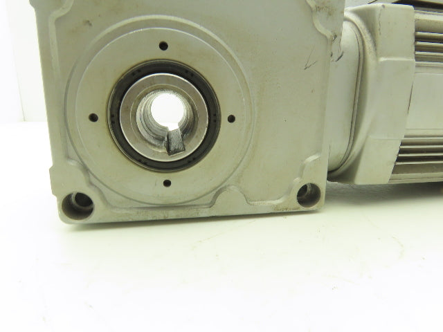 Mitsubishi GM-HY2FB-RH AC Gearmotor 60:1 Reducer 0.2kW 30rpm w/Brake 25mm Hollow