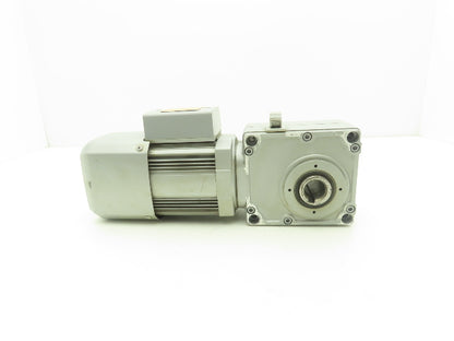 Mitsubishi GM-HY2FB-RH AC Gearmotor 60:1 Reducer 0.2kW 30rpm w/Brake 25mm Hollow