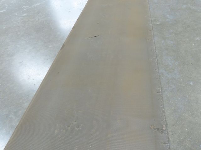 18"W x 60' Tan Rubber Conveyor Belt Nylon Back 60' Length 7/64"Thick