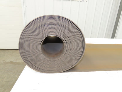 18"W x 50' Tan Rubber Conveyor Belt Nylon Back 50' Length 7/64"Thick