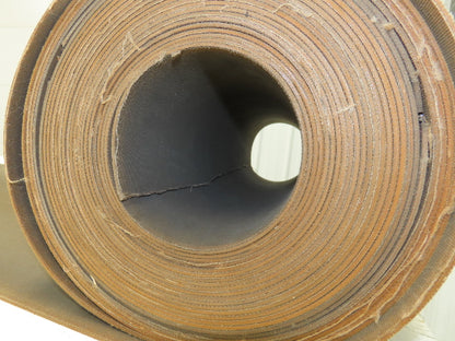 18"W x 50' Tan Rubber Conveyor Belt Nylon Back 50' Length 7/64"Thick