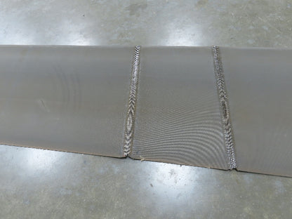 18"W x 50' Tan Rubber Conveyor Belt Nylon Back 50' Length 7/64"Thick