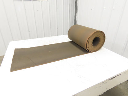 18"W x 50' Tan Rubber Conveyor Belt Nylon Back 50' Length 7/64"Thick