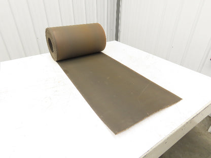 18"W x 50' Tan Rubber Conveyor Belt Nylon Back 50' Length 7/64"Thick