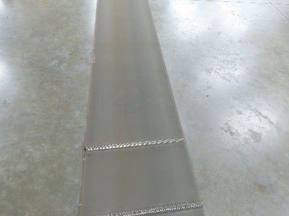 18"W x 50' Tan Rubber Conveyor Belt Nylon Back 50' Length 7/64"Thick