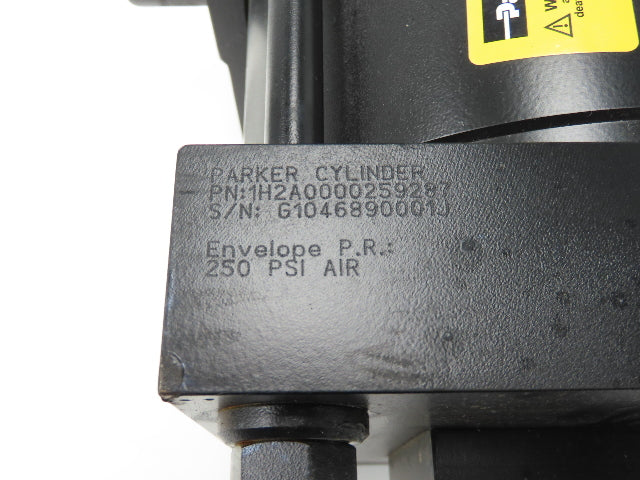 Parker 8.00DD2ALUS14A23.000 Pneumatic Air Cylinder 8" Bore 23" Stroke 250PSI