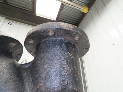 DFY6X6 Cast Iron Y Strainer Valve 6" Flanged Wye C110 D1 250 WWP Class 150