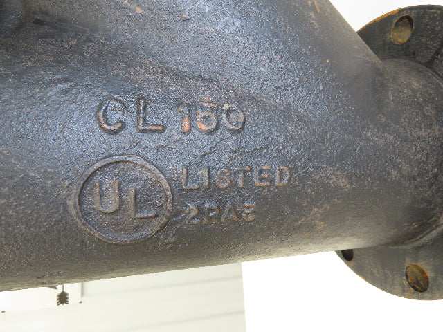 DFY6X6 Cast Iron Y Strainer Valve 6" Flanged Wye C110 D1 250 WWP Class 150