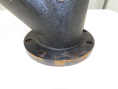 DFY6X6 Cast Iron Y Strainer Valve 6" Flanged Wye C110 D1 250 WWP Class 150