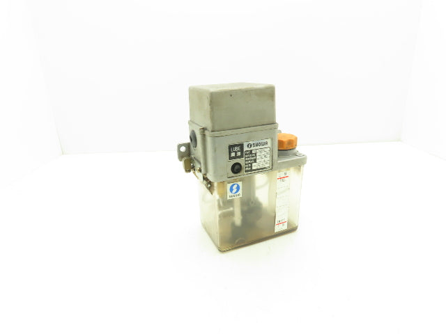 Showa LCB 4010C Lubricator Pump 100VAC 1Ph 0.1L/min 1.2 MPA 2 Liter Tank