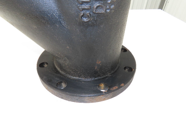 DFY6X6 Cast Iron Y Strainer Valve 6" Flanged Wye C110 D1 250 WWP Class 150