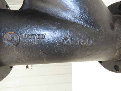 DFY6X6 Cast Iron Y Strainer Valve 6" Flanged Wye C110 D1 250 WWP Class 150