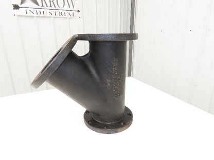 DFY6X6 Cast Iron Y Strainer Valve 6" Flanged Wye C110 D1 250 WWP Class 150