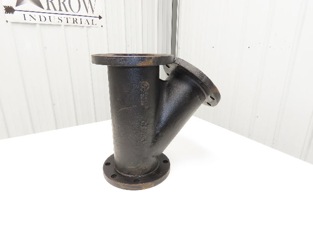 DFY6X6 Cast Iron Y Strainer Valve 6" Flanged Wye C110 D1 250 WWP Class 150
