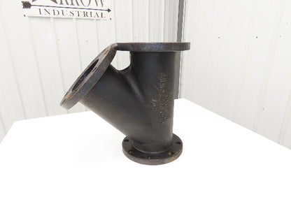 DFY6X6 Cast Iron Y Strainer Valve 6" Flanged Wye C110 D1 250 WWP Class 150