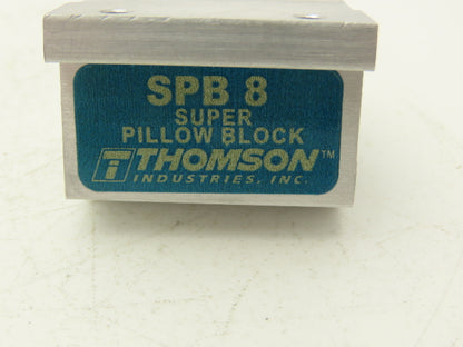 Thomson SPB8 Linear Pillow Block Ball Bearing Closed 1/2" Shaft x 2" W Lot of 2