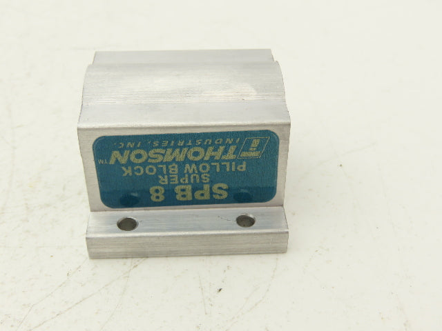 Thomson SPB8 Linear Pillow Block Ball Bearing Closed 1/2" Shaft x 2" W Lot of 2