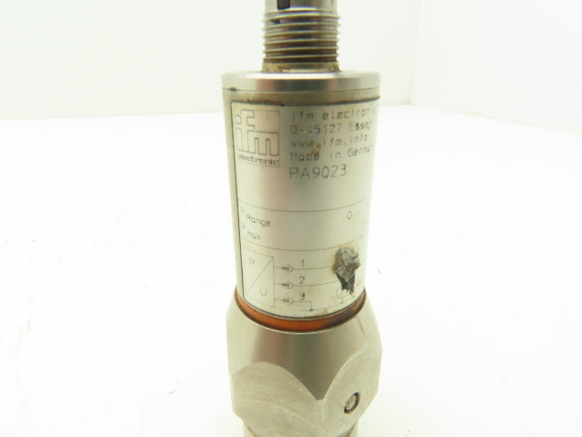 IFM PA 9023 Pressure Transmitter with Ceramic Measuring Cell 0-25 Bar G 1/4