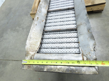 Turbo Dual Chip Conveyor w/Coolant Filter Drag Chain 70" Infeed 11' 9"OAL