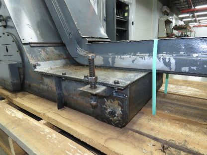 Turbo Dual Chip Conveyor w/Coolant Filter Drag Chain 70" Infeed 11' 9"OAL