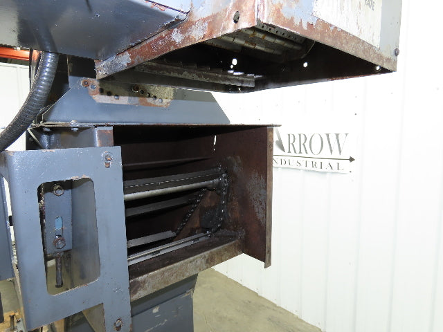 Turbo Dual Chip Conveyor w/Coolant Filter Drag Chain 70" Infeed 11' 9"OAL