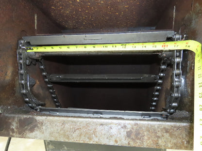 Turbo Dual Chip Conveyor w/Coolant Filter Drag Chain 70" Infeed 11' 9"OAL