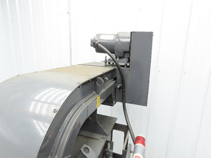 Turbo Dual Chip Conveyor w/Coolant Filter Drag Chain 70" Infeed 11' 9"OAL