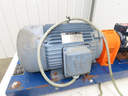 Wanner D10XKBTHFECA Hydra-Cell Pump/Motor Assembly 8.1GPM 5Hp 1000PSI 230/460VAC