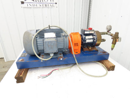 Wanner D10XKBTHFECA Hydra-Cell Pump/Motor Assembly 8.1GPM 5Hp 1000PSI 230/460VAC