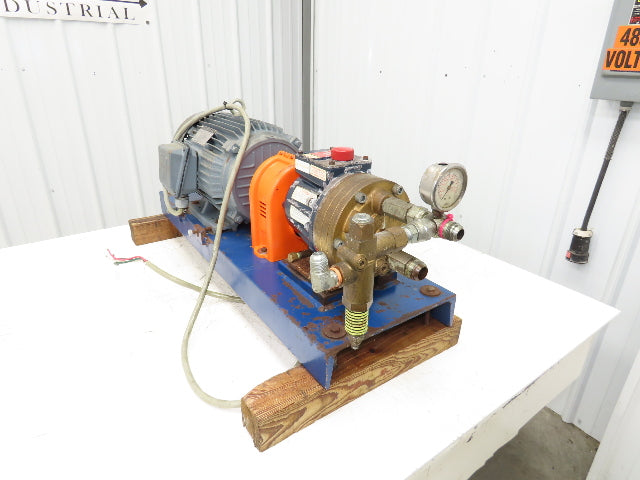 Wanner D10XKBTHFECA Hydra-Cell Pump/Motor Assembly 8.1GPM 5Hp 1000PSI 230/460VAC