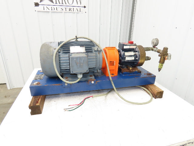 Wanner D10XKBTHFECA Hydra-Cell Pump/Motor Assembly 8.1GPM 5Hp 1000PSI 230/460VAC