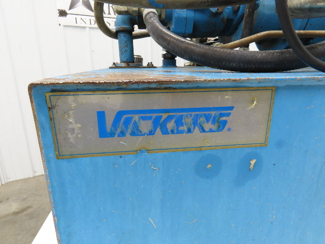 Vickers Hydraulic Power Unit 30 Gallon Tank 15GPM 3000PSI 10Hp 230/460V 3Ph