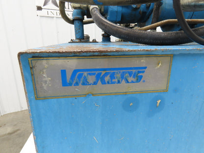 Vickers Hydraulic Power Unit 30 Gallon Tank 15GPM 3000PSI 10Hp 230/460V 3Ph
