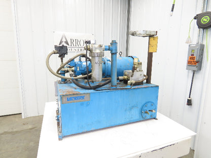 Vickers Hydraulic Power Unit 30 Gallon Tank 15GPM 3000PSI 10Hp 230/460V 3Ph