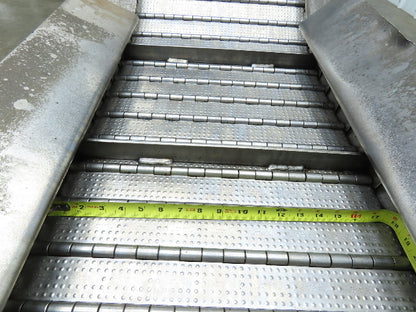 1 SHZ 18 Portable Chip Conveyor 18"Belt 40" Infeed 52" Discharge 9' 5"OAL