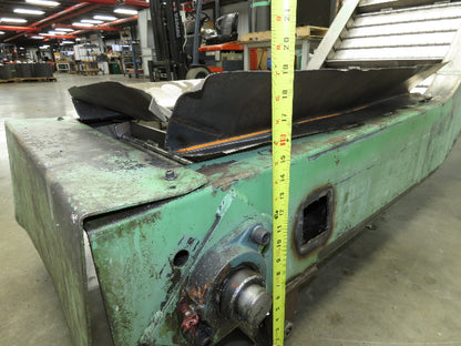 1 SHZ 18 Portable Chip Conveyor 18"Belt 40" Infeed 52" Discharge 9' 5"OAL