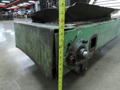 1 SHZ 18 Portable Chip Conveyor 18"Belt 40" Infeed 52" Discharge 9' 5"OAL