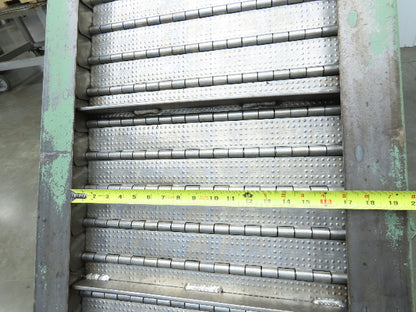 1 SHZ 18 Portable Chip Conveyor 18"Belt 40" Infeed 52" Discharge 9' 5"OAL